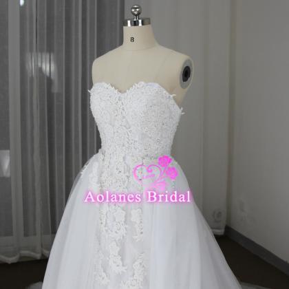 Ball Gown Lace Wedding Dresses Custom Made..