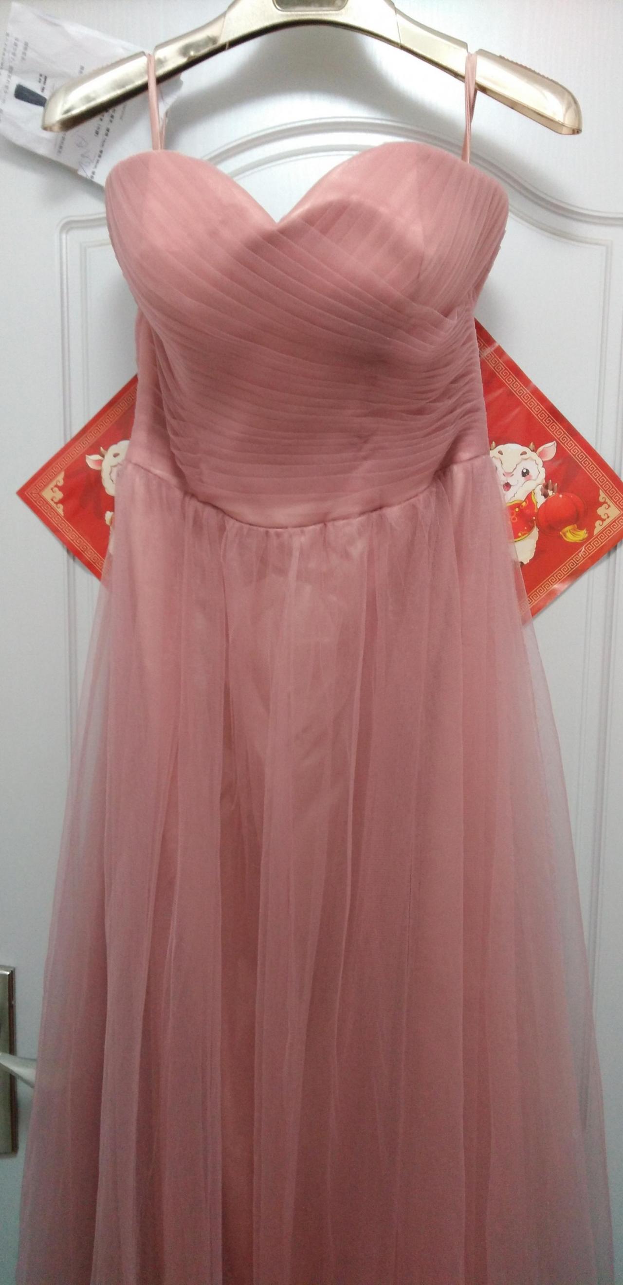 Women's Blush Pink Formal Evening Dresses Long Prom Dresses Blush Pink